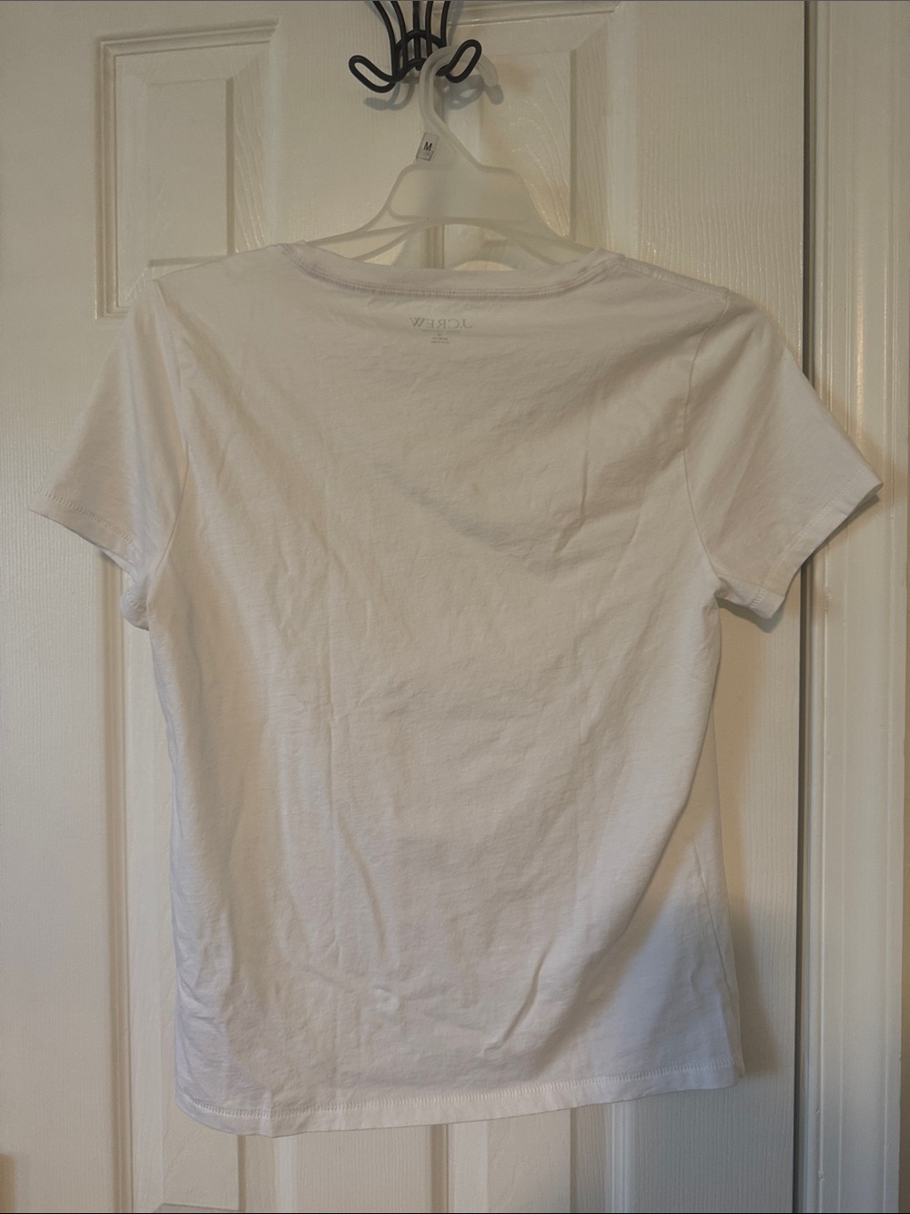 J. Crew White Short-Sleeve Crewneck T-Shirt - Picture 2 of 2
